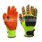 Sandy Nitrile Oilfield Mechanic Cut Resistant Anti Vibration TPR Anti Impact Protective Work Safety Gloves