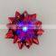 2013 New Design Gift Star Bow With LED Light/3.75" LED Lighting Party Decoration Star Ribbon Bows With Fiber Optic and Bottom