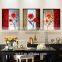 modern decor flower acrylic canvas framed oil painting