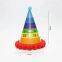 Cute Printed Paper Cone Hats 1st Birthday Cap Set for Boys & Girls Party Decorations