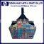 PU Leather Printing Design Photo Wooden Storage Basket Hanging Basket Chain