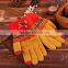 Ribbon button touchscreen knitted gloves fingers fashion ladies gloves, full finger gloves