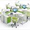 Office workstation streak frosted glass office cubicles (SZ-WS285)