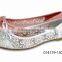 2015 new high quanlity lady fashion Lace upper ballerinas