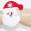 Promotional christmas LED slap bracelet, Novelty Christmas gifts Wrist Decorative bracelet, wristband, bangle