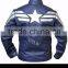New Fashion Captain America The Winter Soldier 2014 Leather Jacket Motorbike Leather Jacket