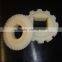 engineering plastic custom made CNC machined polyamide nylon gear wheel
