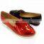 unique design low price latest design lady casual flat shoes