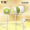 Factory price hot-selling fashionable In-ear turtle&ball shape novelty earbuds