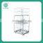 Selling different style folding warehouse storage trolley with high quality