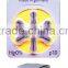 Good Quality Hearing Aid Zinc Air mercury free Battery power one battery 13A