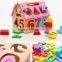 Wooden Letters Building Block Cart DIY Block New Toys for Kid 2016