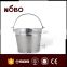 NOBO stainless steel ice bucket with steel handle