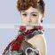 Best -Style Fashion 100% QYQX-Knitted scarf and snood with True rabbit hair