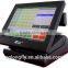 Android -Linux -ARM pos system 12.1"5-Wire resistive touch screen 8 Digits LED