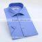 Stretch fabric slim fit spread collar slort sleeve a series of 4 colors4 color mens dress shirt