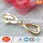 2015 custom fancy design gold metal zipper pull