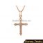 >>>New arrival high quality vintage rhinestone cross necklace/