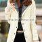 the long thick velvet warm loose korean style cardigan