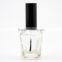 Hot sale glass nail polish bottle wholesale with brushand caps cheap