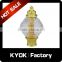KYOK new design home decoration crystal flower finials&Africa popular decorative chromed curtain rod finial                        
                                                                                Supplier's Choice