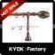 KYOK High quality currtain pole finials , 28mm polished curtain curtain pole finials