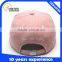 2015 Comfortable flat embroidery pink Snapback Cap supplier