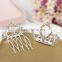Hot Wholesale Bridal Wedding Crystal Rhinestone Crown Heart Crown Silver Plated Women Children Tiaras Hair Comb Headband