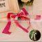 2016 New Nice Hair Accessories Ribbon Bowknot Barrette Korean Style for Women Girls Top Selling Cute Scrunchy Hair Jewelry