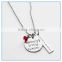 God Gave Me You Disc stainless steel Necklace {Pewter}