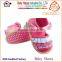 High quality pink girls babies shoes and sandals