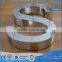 Polished Stainless Steel Sign Backlit Alphabet Letters metal sign