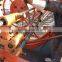 Automatic steel bar pile cage welding machine