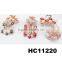 kids mini rhinestone ceramic butterfly metal snap hair clips wholesale