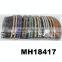 different types of colored rhinestone hair barrette comb wholesale