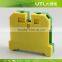 Rail Mounted Earth Conductor Terminal Block, screw clamp EK6/35 16mm / earth terminal blocks 16mm CE UL RoHS