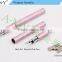 ANY Nail Art Design Pink Metal Handle Nail Ink Paint Brush Pen with Dotting Tools