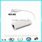 20cm White micro usb to ethernet network adapter