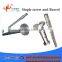 Single screw barrel extruder screw barrel PE film pipe sheet extrusion screw barrel