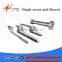 Silicon Rubber Extruder Screw and Barrel/Feed Rubber Screw Barrel for Rubber Machine