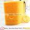 2016 custom orange smile hot drink felt coffee cup sleeve