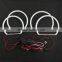 smd halo headlight white yellow led halo rings milk style cotton angel eyes for bmw e46