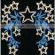 Sparkling Symmetrical Character Art led star shape motif street light christmas decorating