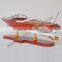 RIVA ARISTON SPEED BOAT (RED-WHITE) - NAUTICAL CRAFT DECOR, MODEL SHIP HANDMADE