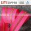 With no zip runner 30 cm no 4 gold brass zipper roll by meter