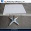 Artificial marble top high glossy modern round or square small 2 seater dining table
