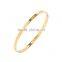 Memories Bangles With Customize Design Word 'YOU LIGHT UP MY LIFE' With 4mm/7mm Width