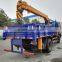 Hot selling CDW RHD LHD 4*2 truck crane