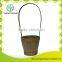 Bamboo sundries basket with handle