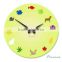 Personailzed 12inch convex glass wall clock/high quality wall clock